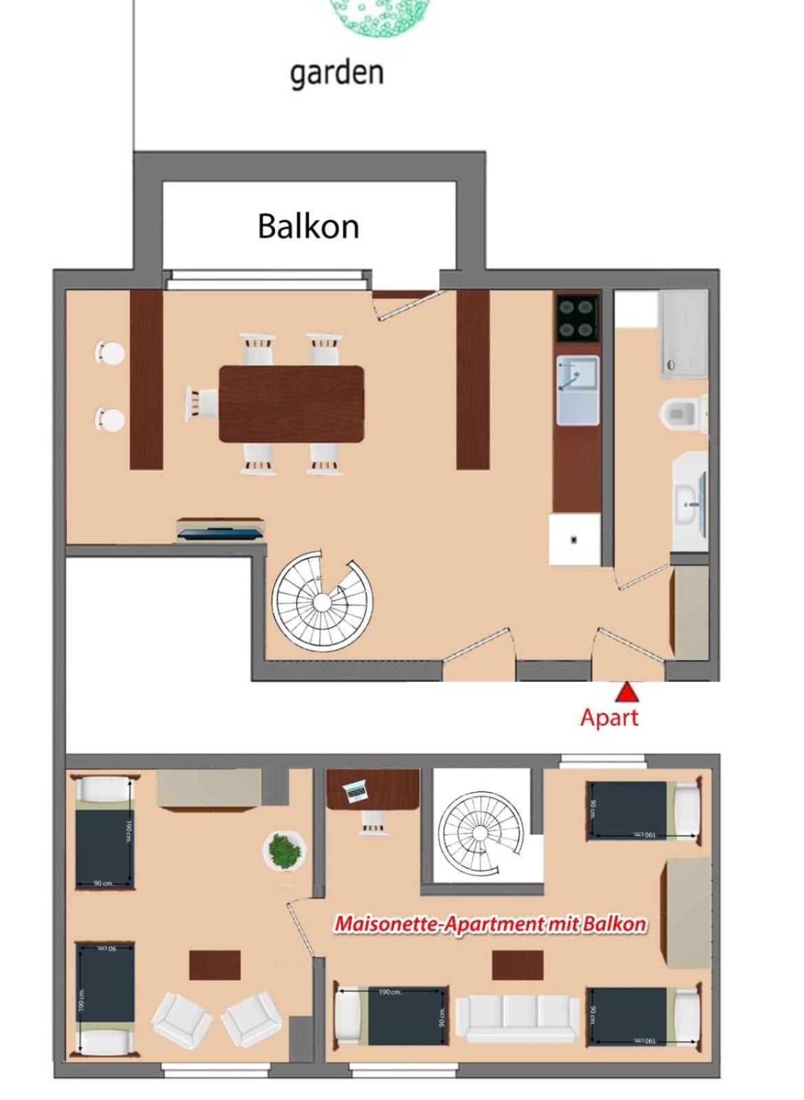 Golden Apartments Essen Bagian luar foto