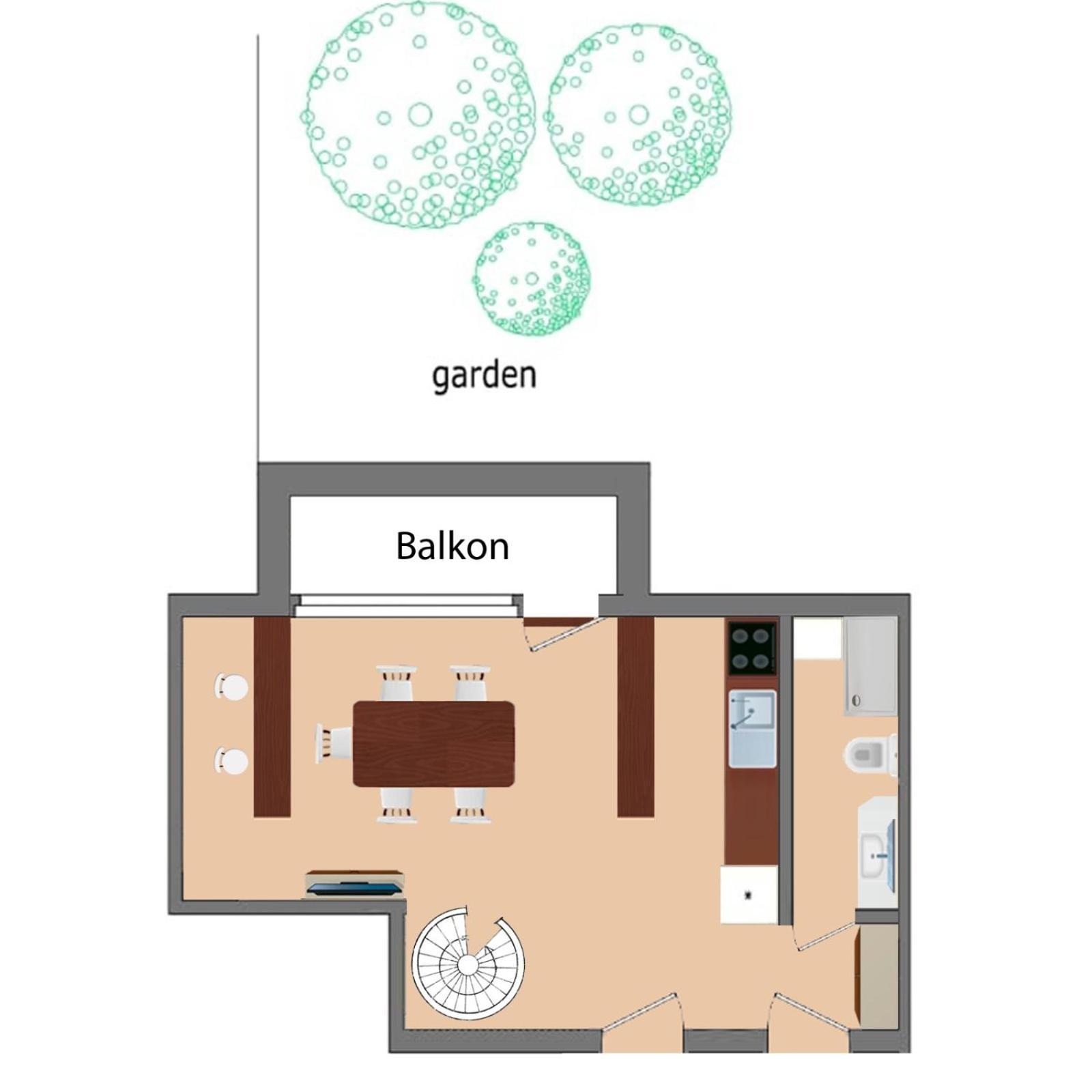 Golden Apartments Essen Bagian luar foto